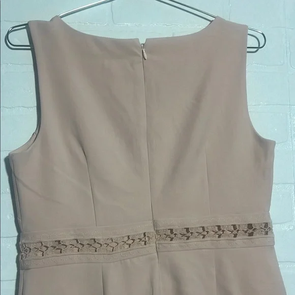 Ann Taylor Womens Dress Elegant Sleeveless Light Pink Sheath Dress Cocktail 8P - Picture 5 of 6